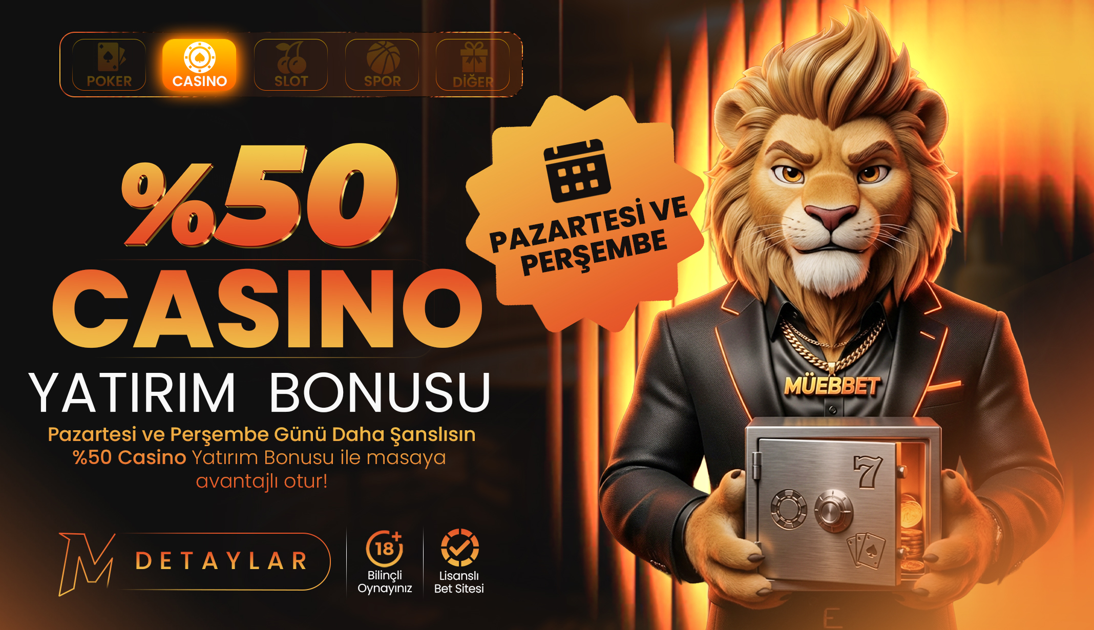 %50 Casino Yatırım